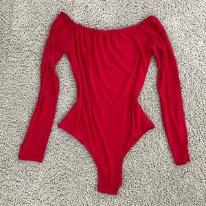 Off the shoulder bodysuit